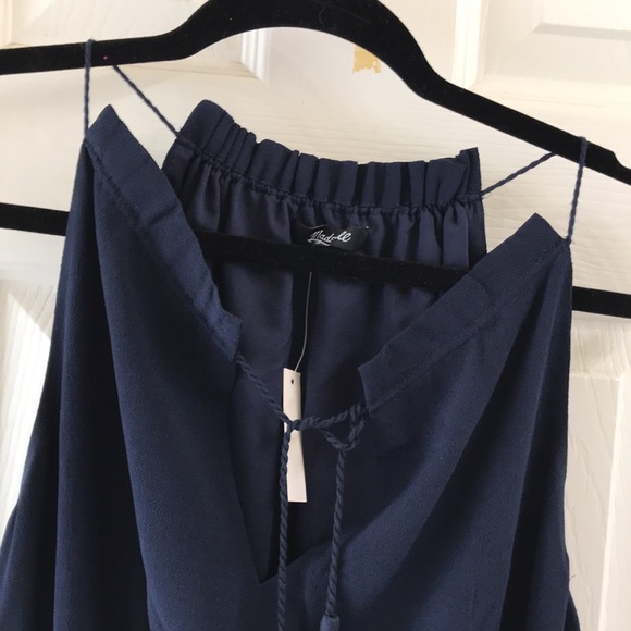 Madewell fully lined maxi dress with elastic waist and side slits. New! - Picture 7 of 10